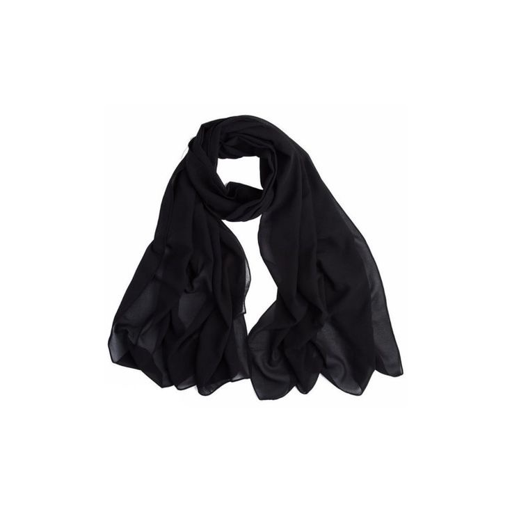 pashmina voal hitam 